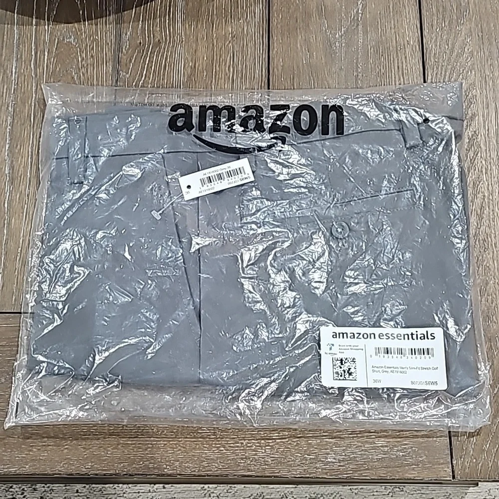 Amazon Essentials Men's Slim-Fit Stretch Golf Short Size 36W